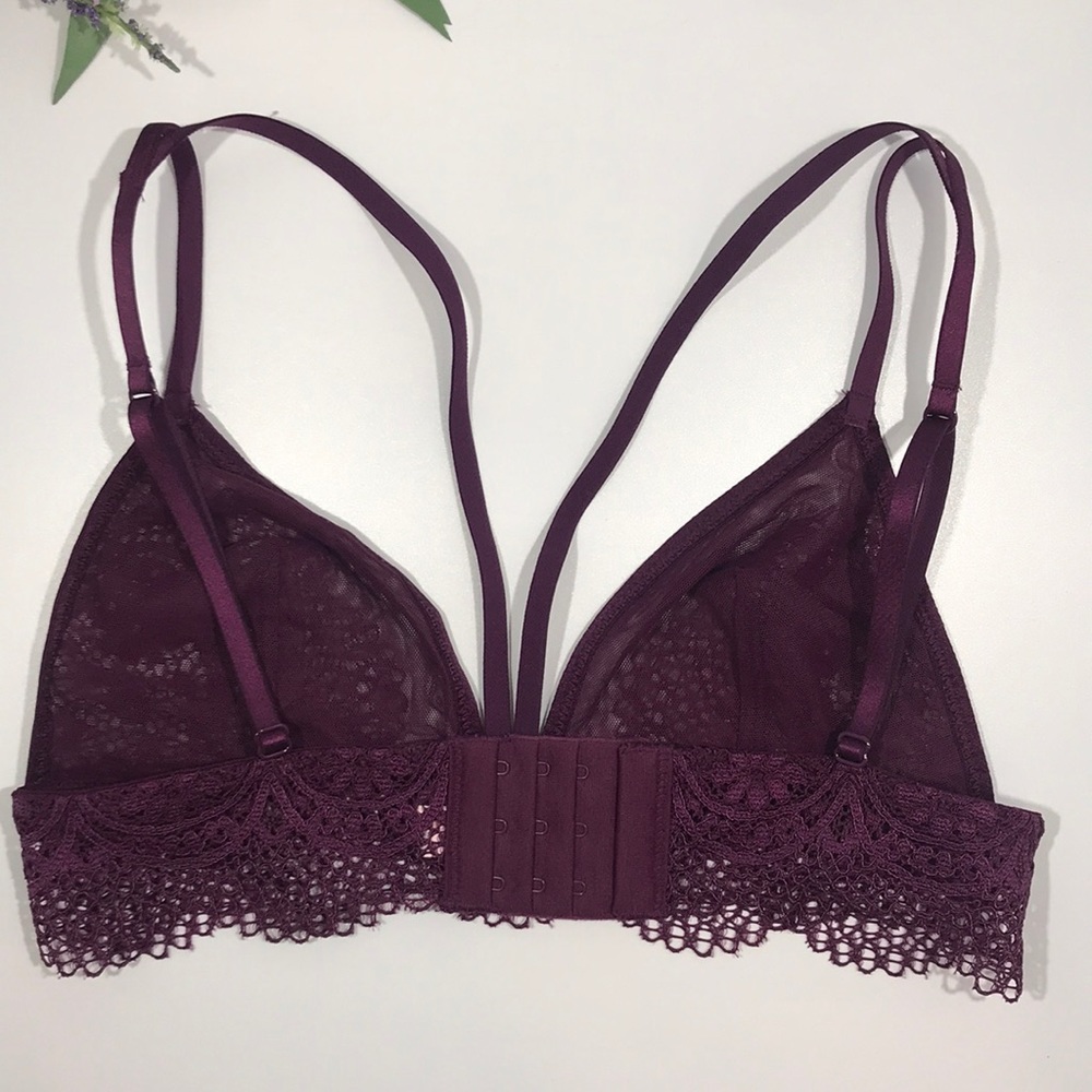 Victoria's Secret Crochet Lace Bralette in Plum - Picture 13 of 13